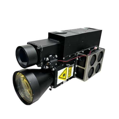 ما هي التطبيقات المحددة للمصمم المستهدف للليزر 160MJ و RangeFinder في مجال المسح والتعيين؟